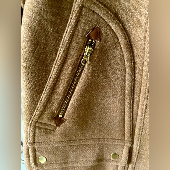 J Crew New chateau parka in Italian stadium-cloth — HEATHER ACORN Size 2 - Picture 6 of 6